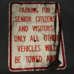 Cedule dopravn Parking pro seniory