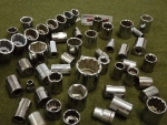 Palcov� n�str�n� hlavice o�echy gola s 1/4"